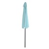 Nature Spring Nature Spring 9-ft Half Round Patio Umbrella - Blue 440936QYG